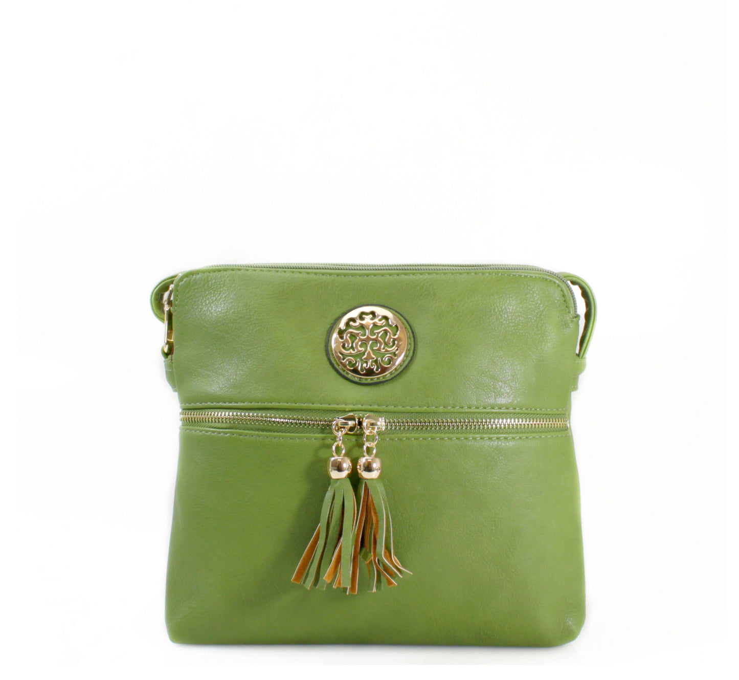 Tree of Life double Zip Crossbody