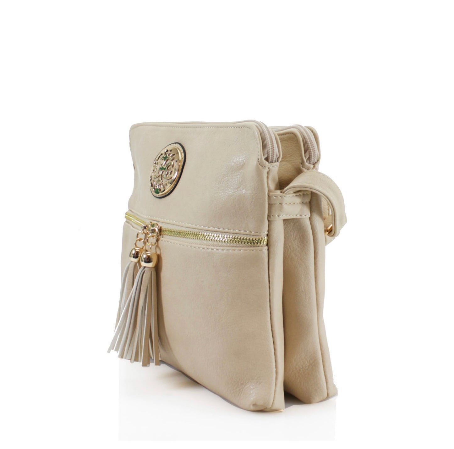 Tree of Life double Zip Crossbody